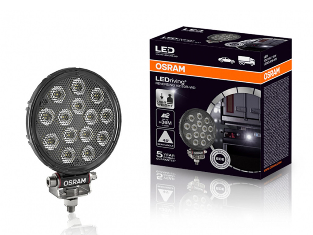 5 tuuman LED-peruutusvalo VX120R-WD / 12V/24V / Wide Beam - Osram 1