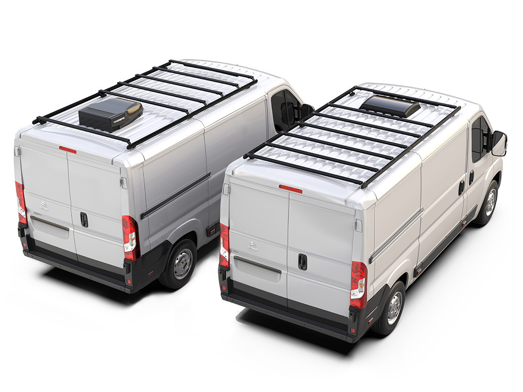 Citroen Jumper (L2H1/136" WB/Low Roof) (2014-nykyinen) Slimpro pakettiautoteline - valmistajalta Front Runner 2