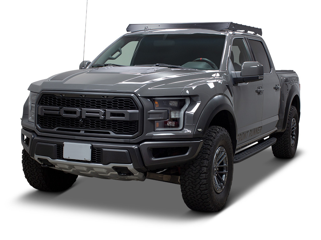 Ford F-150 miehistöohjaamo kattoluukulla (2015-2020) Slimsport Rack -tuulisuoja - eturunner 1