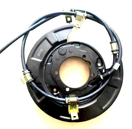 Brake  Plate Rear w. hand brake LH 1