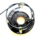 Brake  Plate Rear w. hand brake LH 1