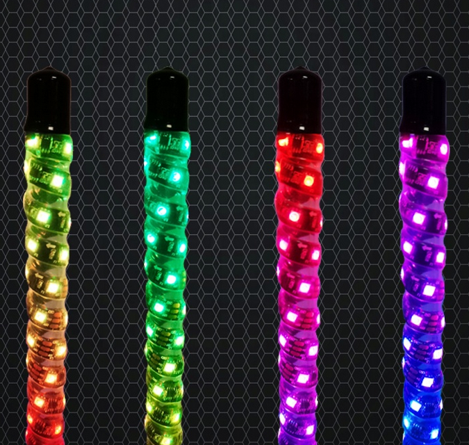 LED Whip Valosarja 2kpl 4FT 1