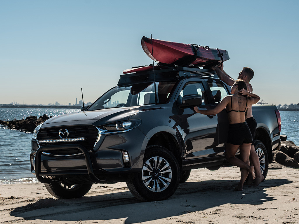 Mazda BT50 (2020-nykyinen) Slimline II -kattotelinesarja - Front Runner 7