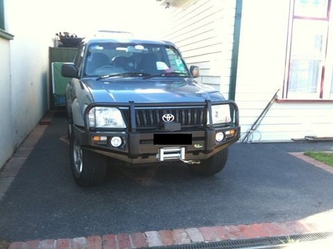 Steel Bull Bar bumper J90, J95 1