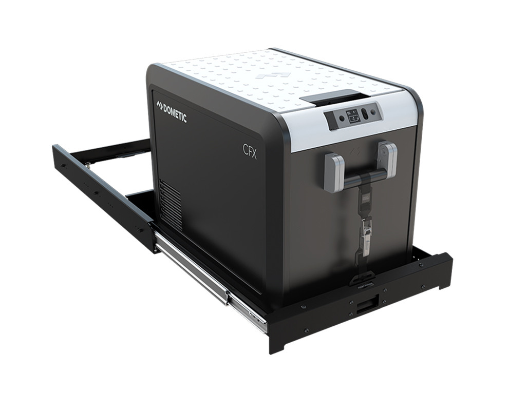 Dometic CFX3 45 jääkaappi/pakastin JA rahti-/jääkaapin liukumäki - eturunko 1