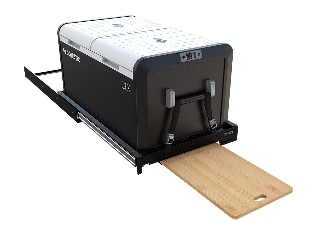 Dometic CFX3 100 jääkaappi/pakastin JA jääkaapin liukumäki - eturunko 1