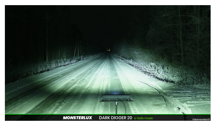 Monsterlux Dark Digger 20 LED lisävalopaneeli