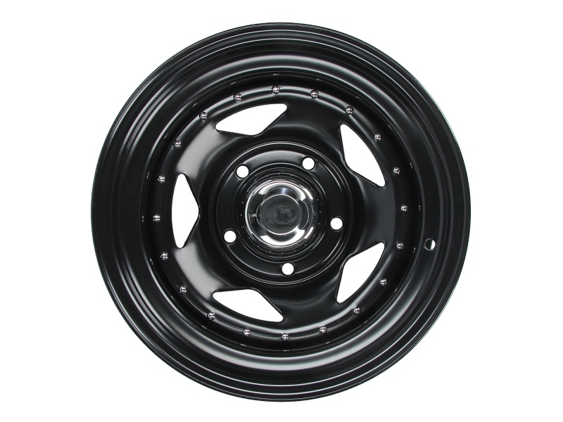 7X15 ET -10 BLACK STEEL WHEEL FOR JEEP