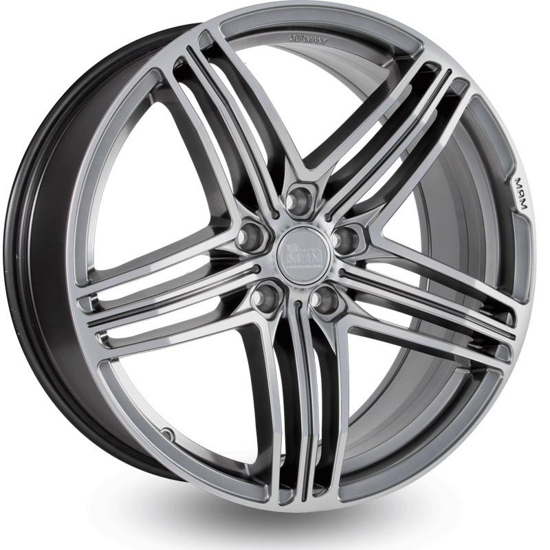 MAM 11 TITAN GREY FRONT POLISH 8.5x20 5/112 ET42 CB66.5
