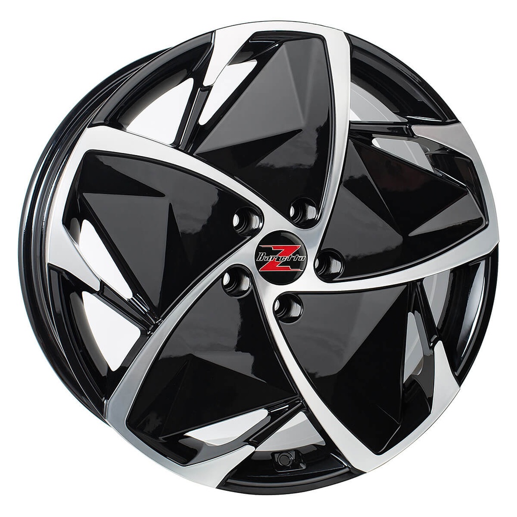 BARZETTA ELETTRICO BLACK POLISHED SÄHKÖAUTON 8x19 5/114.3 ET35 CB64.1
