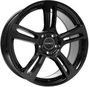 ROMAC EDGE GLOSS BLACK 6.5x15 5/100 ET35 CB73.1