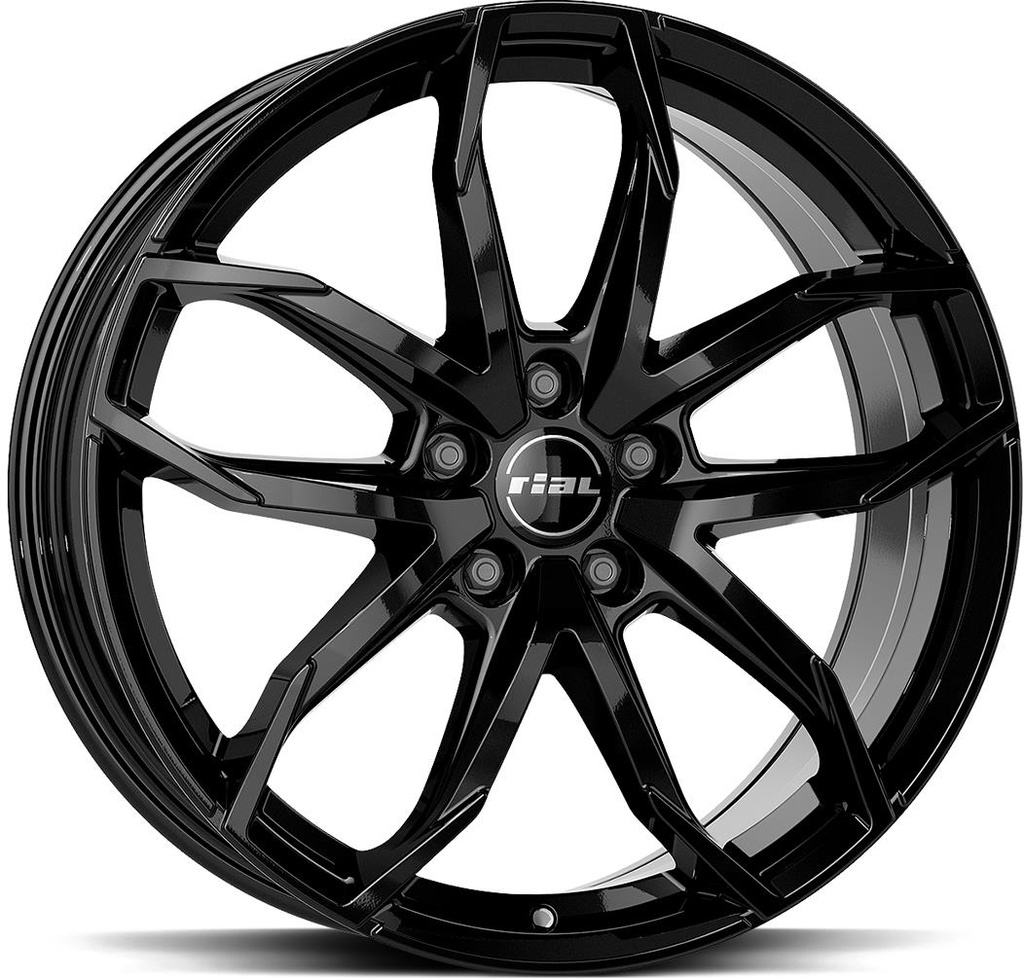 RIAL LUCCA DIAM BLACK 8x18 5/108 ET45 CB70.1