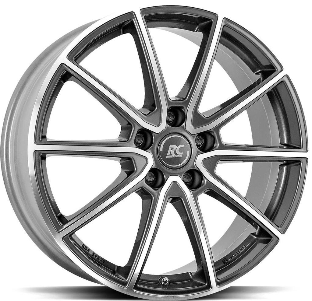 BROCK RC32 TITANIUM FULL POL 7x17 5/114.3 ET39 CB60.1