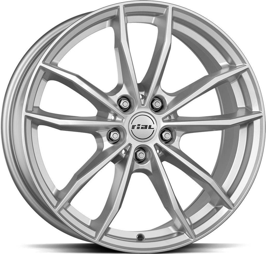 RIAL X12 POLAR SILV 8x18 5/112 ET30 CB66.7