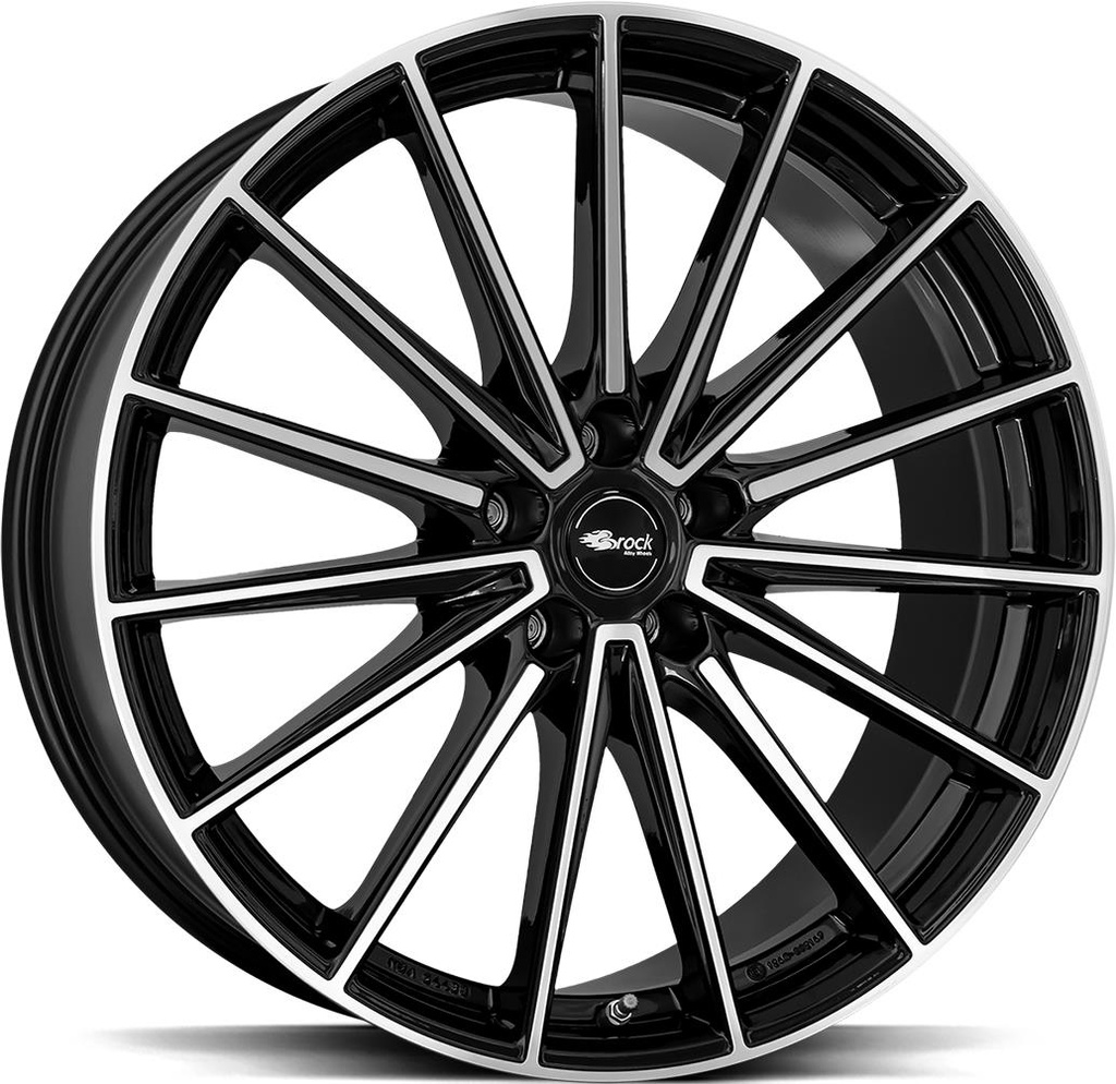 BROCK B43 BLACK FULL POL 10x21 5/120 ET44 CB63.4