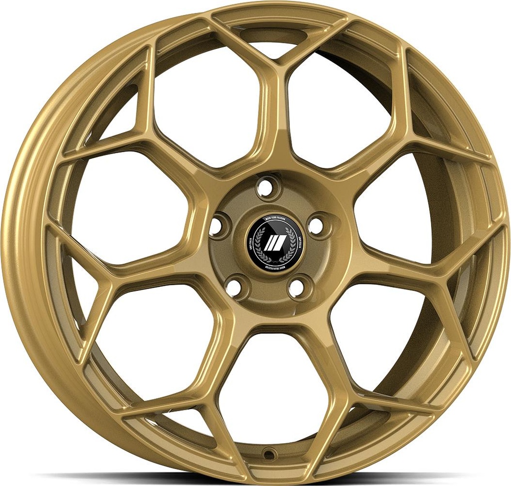 GMP RACEWAY GOLD 7x17 4/100 ET35 CB75