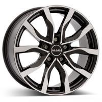 MAK HIGHLANDS BLK/POL 8.5x20 5/108 ET45 CB63.4