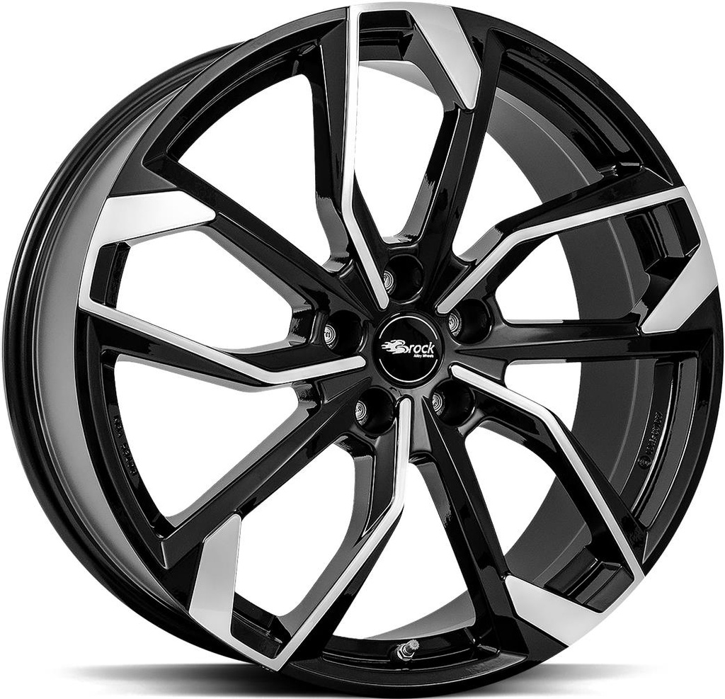 BROCK RC34 BLACK FULL POL 8.5x19 5/108 ET56 CB63.4