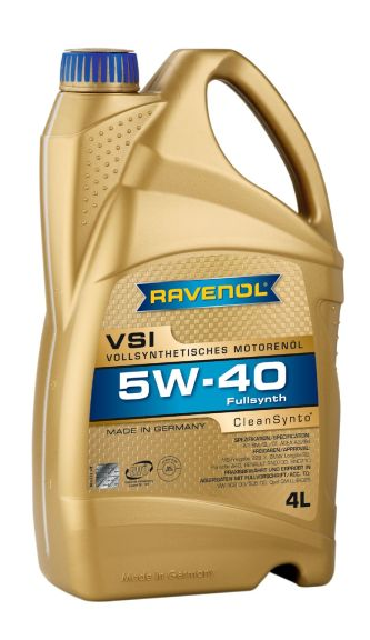 RAVENOL VSI SAE 5W-40, moottoriöljy, 4L