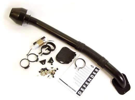 TUBULAR STEEL SNORKEL FOR DEFENDER UP TO 200TDI FOR ROLLCAGES