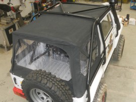 WATERPROOF SOFT TOP SUZUKI SAMURAI BLACK