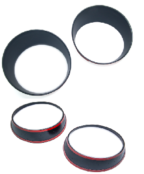 Ajovalokehyspari Musta