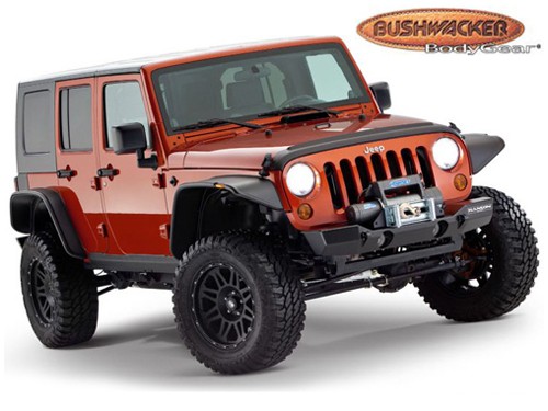 JK Bushwacker Flat Fender 4-ovinen