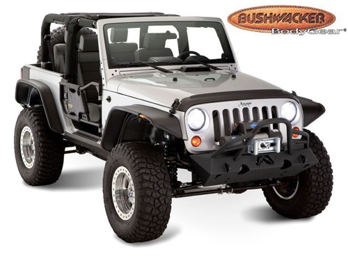 JK Bushwacker Flat Fender 2-ovinen