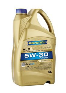 Ravenol HLS SAE 5W30, täyssynteettinen moottoriöljy, 5L