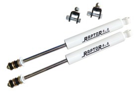 FRONT HD GAS SHOCKS ABSORBER WHITE +10 CM WITH LOW EYE CONVERSION KIT