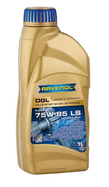 Ravenol DGL SAE 75W85 GL-5 LS, täyssynteettinen vaihteistoöljy, 1 l