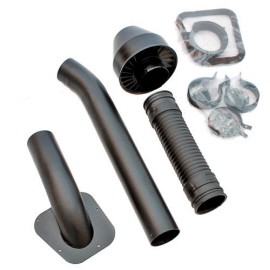 TUBULAR STEEL SNORKEL FOR DEFENDER UP TO 200TDI