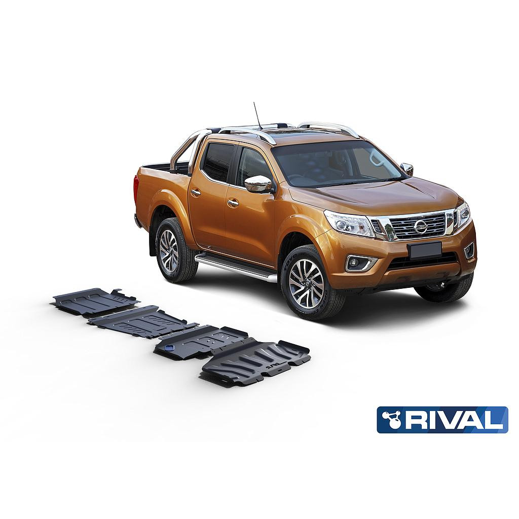 Nissan D23 , D40, R51 Pohjapanssari täysi sarja, ei tankkia (4os.)