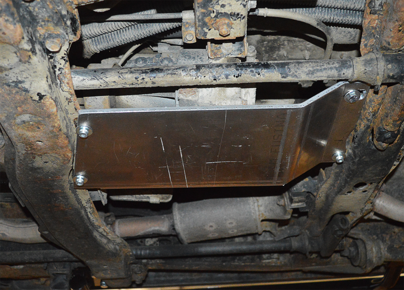 T/BOX CENTRAL SKID PLATE