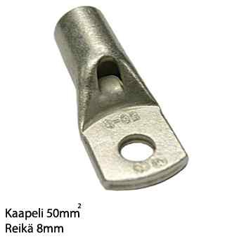 Kaapelikenkä, puristettava, 50 mm², 8 mm