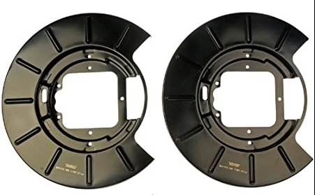 Brake dust shield pair