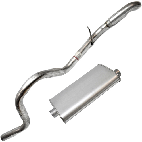 MUFFLER AND REAR PIPE Jeep ZJ 4.0 ja 5.2L