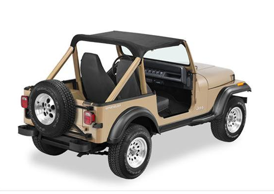 Strapless Bikini Black Denim