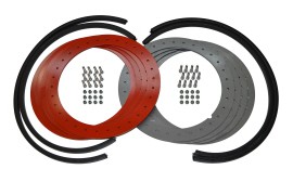 KIT BEADLOCK 16" RED TO WELD ON