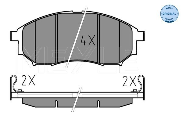 Front brake pad set Sumitomo