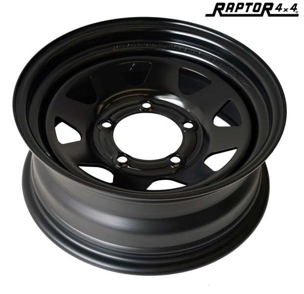 Dotz Dakar vanne, 6X15 ET 0, musta