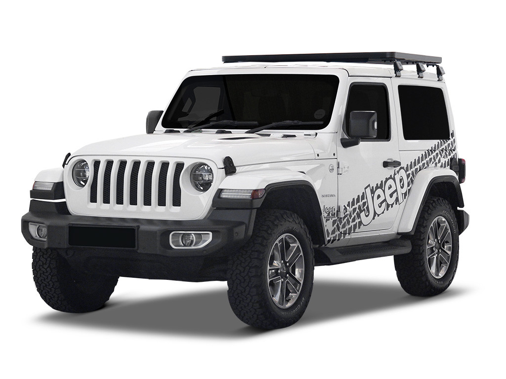 Jeep Wrangler JL 2 Door (2018-nykyinen) Slimline II 1/2 Roof Rack Kit / Tall - Front Runner