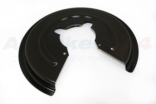 Brake shield rear with solid rear discs