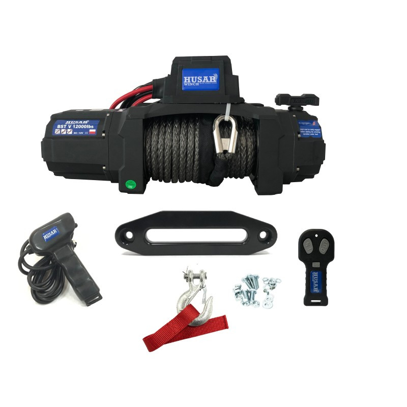 BST V 12000 LBS 12V synthetic rope