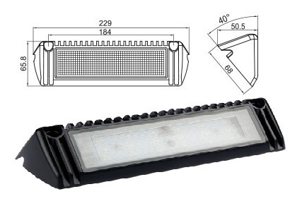 Työvalo LED 229 x 68 x 50