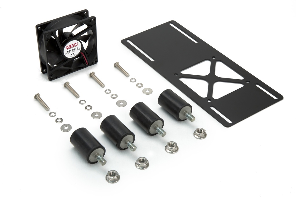 Jäähdytystuuletin tärinäneristinsarjalla