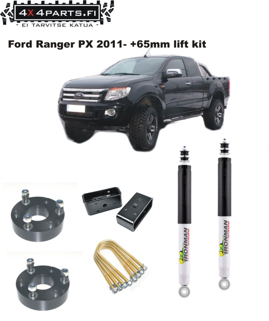 Ford Ranger PX +65mm lift kit