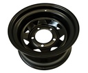 STEEL WHEEL 8X16 +8 BLACK