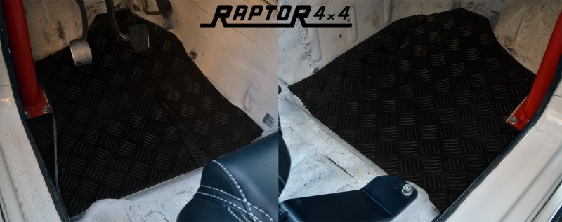 Alumiiniset HD lattiamatot eteen Samurai