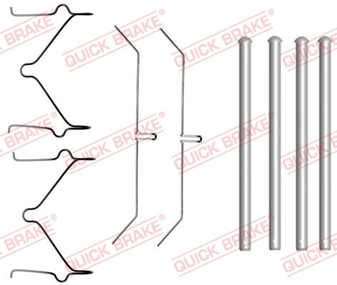 Front Brake Pad install kit J100